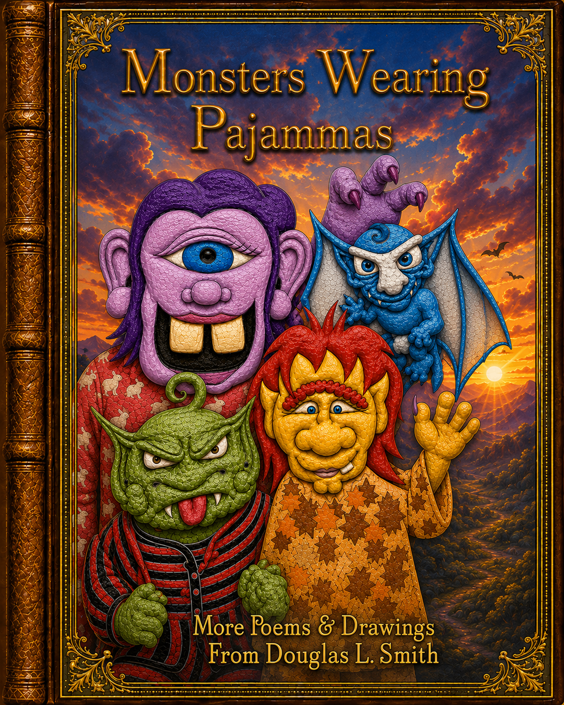 Illustration from Monsters Wearing Pajamas